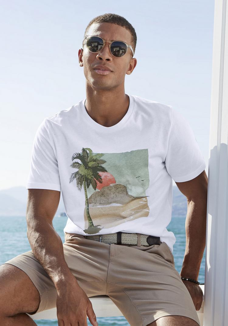 BEACH TIME BEACH TIME T-Shirt T-Shirt Herren - mint - 3 | SportScheck