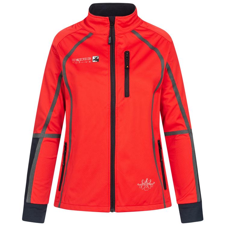 DEPROC active DEPROC active THORSBY Women Midlayer Strickjacke Damen - rot - 0 | SportScheck