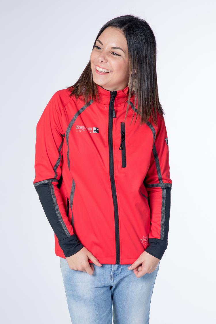 DEPROC active DEPROC active THORSBY Women Midlayer Strickjacke Damen - rot - 1 | SportScheck