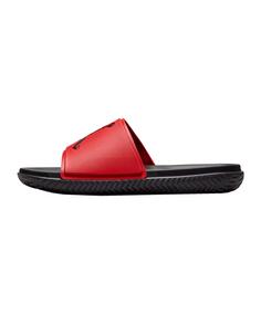 Rückansicht von Nike Jumpman Badelatsche Badelatschen Herren rot