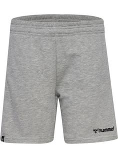 hummel hmlMOVER COTTON BERMUDA SHORTS KIDS Funktionsshorts Kinder GREY MELANGE