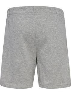 Rückansicht von hummel hmlMOVER COTTON BERMUDA SHORTS KIDS Funktionsshorts Kinder GREY MELANGE