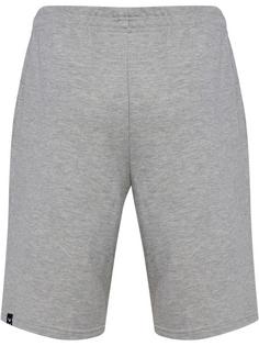 Rückansicht von hummel hmlMOVER COTTON BERMUDA SHORTS Shorts Herren GREY MELANGE