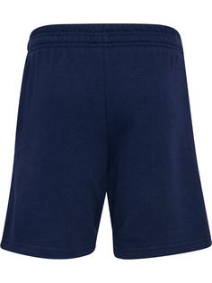 Rückansicht von hummel hmlMOVER COTTON BERMUDA SHORTS KIDS Funktionsshorts Kinder MARINE