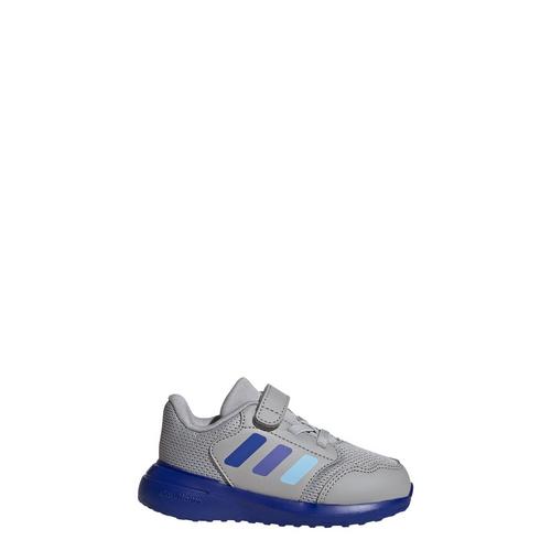 Rückansicht von adidas Tensaur Run 3.0 Kids Schuh Laufschuhe Kinder Grey Two / Glow Blue / Cobalt Blue