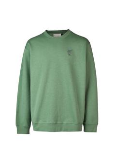 Cleptomanicx Sketch Gull Longsweat Herren Comfrey Green