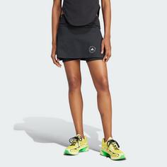 Rückansicht von adidas adidas by Stella McCartney Skort Funktionsshorts Damen Black