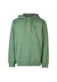 Cleptomanicx Sketch Gull Hoodie Herren - Comfrey Green