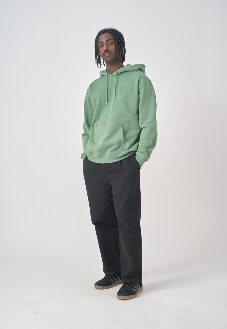 Cleptomanicx Cleptomanicx Sketch Gull Hoodie Herren - Comfrey Green - 1 | SportScheck