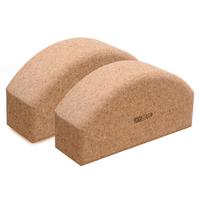 YOGISTAR Halbrund (2 St&uuml;ck) Yoga Block - holz