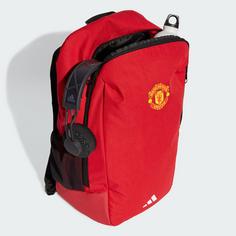 Rückansicht von adidas Rucksack Manchester United Heimrucksack Daypack Mufc Red / Black / White