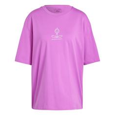 adidas Yoga Stay Balanced Graphic T-Shirt T-Shirt Damen Purple Burst