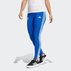 Rückansicht von adidas Real Madrid Leggings Tights Damen Collegiate Royal