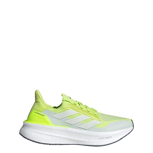 Rückansicht von adidas Ultraboost 5x Laufschuh Laufschuhe Damen Pulse Lime / Zero Metalic / Crystal Jade