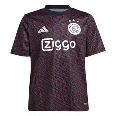 adidas Ajax Kids Pre-Match Shirt Fußballtrikot Kinder Black