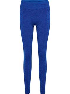 hummel hmlMT LEO SEAMLESS MW TIGHTS Tights Damen OLYMPIAN BLUE/SODALITE BLUE ME