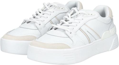 Rückansicht von Lacoste Sneaker Sneaker Damen Weiß Kombi