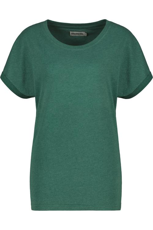 Rückansicht von ALIFE AND KICKIN MalaikaAK A T-Shirt Damen deep emerald melange