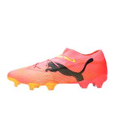 PUMA FUTURE 7 Ultimate Low FG/AG Lights Out Fußballschuhe orangeschwarzrosa