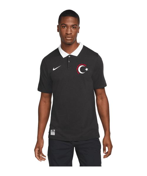 Rückansicht von Nike TFF Polo EC 2024 Poloshirt schwarz