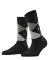 Burlington Queen SO Socken Damen - black-aqua (3012)