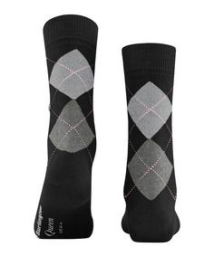 Rückansicht von Burlington Freizeitsocken Damen black-aqua (3012)