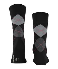 Rückansicht von Burlington Socken Freizeitsocken Herren black-flames (3011)