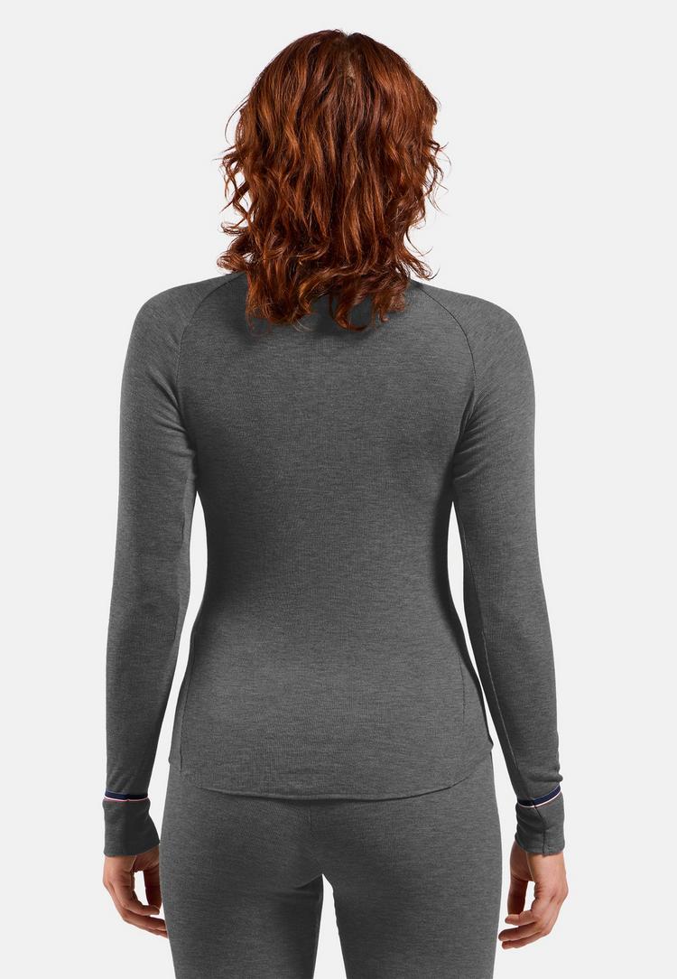 Odlo Odlo ACTIVE WARM ORIGINALS ECO Funktionsshirt Damen - odlo steel grey melange(10183) - 1 | SportScheck