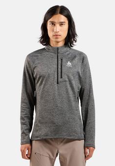 Rückansicht von Odlo TENCIA Fleecejacke Herren dark grey melange(10734)