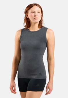 Rückansicht von Odlo PERFORMANCE DRY Funktionstank Damen grey melange(15700)