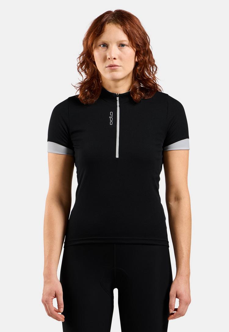 Odlo Odlo ESSENTIAL Funktionsshirt Damen - black - odlo silver grey(60063) - 0 | SportScheck
