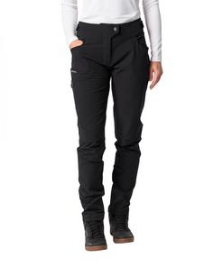 Rückansicht von VAUDE Women's Qimsa Light Softshell Pants Funktionshose Damen black