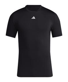 adidas Tech-Fit T-Shirt Funktionsshirt Herren schwarz