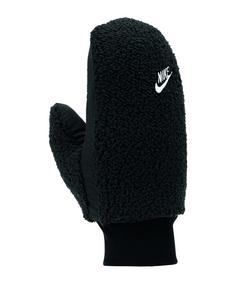 Rückansicht von Nike Mitten Sherpa Handschuhe Damen Handschuhe Damen schwarzschwarz