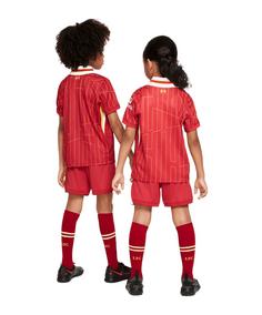 Rückansicht von Nike FC Liverpool Minikit Home 2024/2025 Fußballtrikot Kinder rot