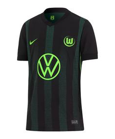 Nike VfL Wolfsburg Trikot Away Kids 2024/2025 Fußballtrikot Kinder schwarzgruengruen