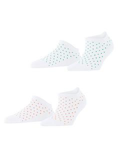 ESPRIT Fine Dot  2-Pack Sneaker Freizeitsocken Damen white (2000)