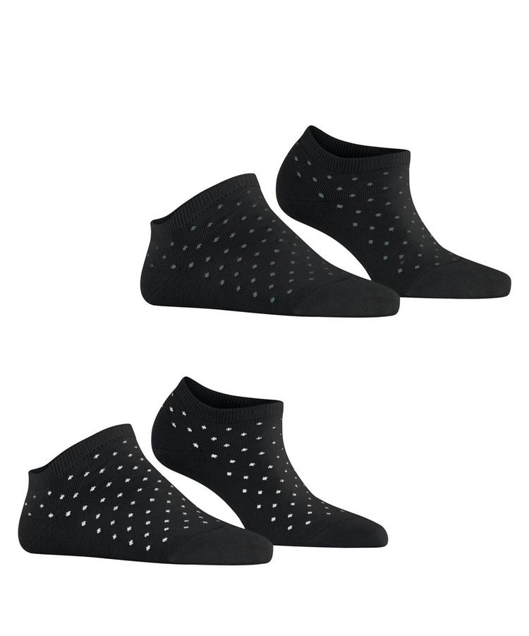 ESPRIT ESPRIT Fine Dot  2-Pack Sneaker Socken Damen - black (3000) - 0 | SportScheck
