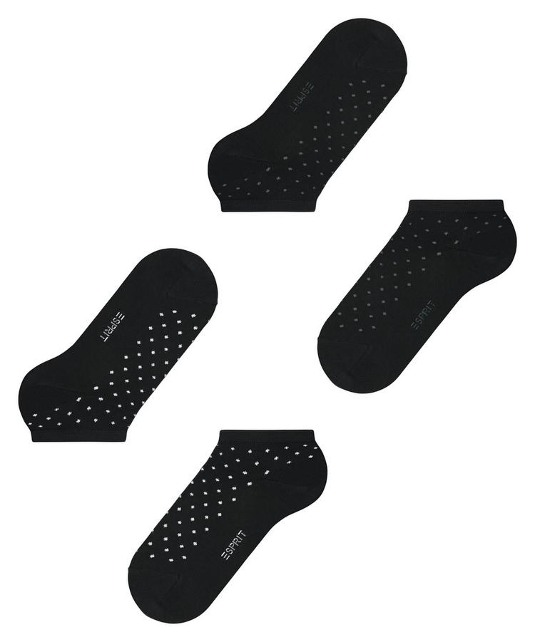 ESPRIT ESPRIT Fine Dot  2-Pack Sneaker Socken Damen - black (3000) - 2 | SportScheck