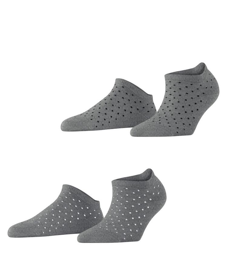 ESPRIT ESPRIT Fine Dot  2-Pack Sneaker Socken Damen - light greymel. (3390) - 0 | SportScheck