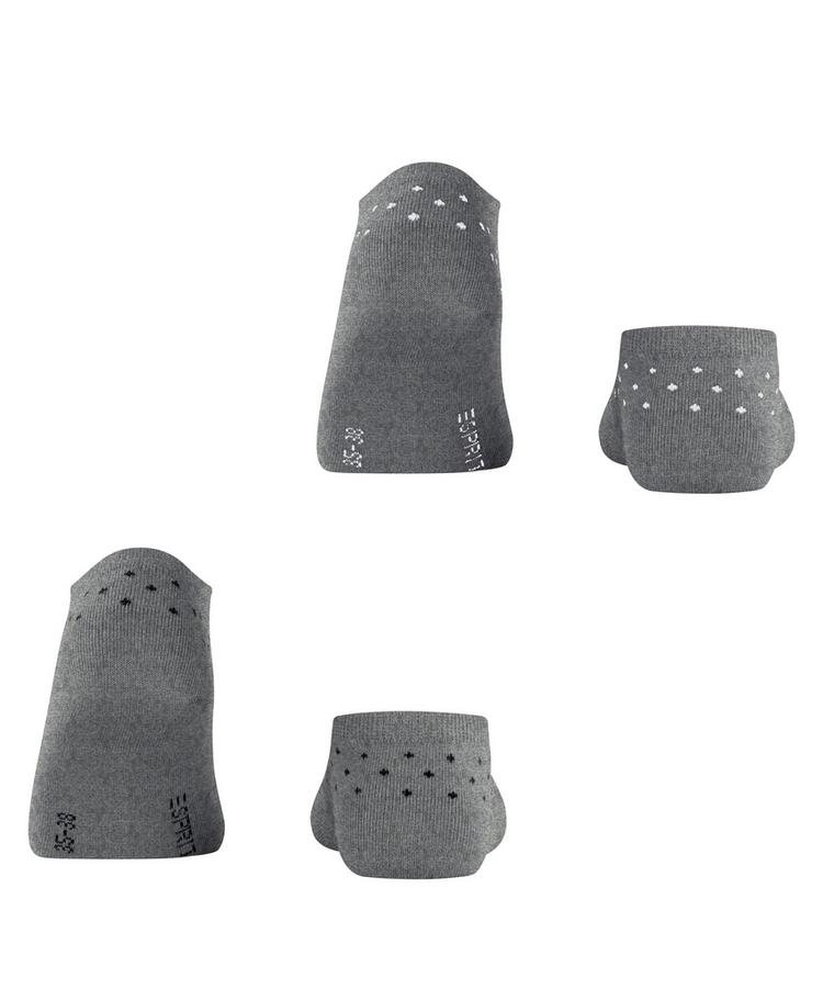 ESPRIT ESPRIT Fine Dot  2-Pack Sneaker Socken Damen - light greymel. (3390) - 0 | SportScheck
