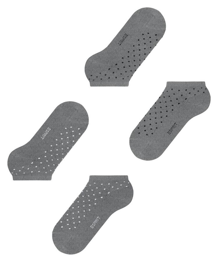 ESPRIT ESPRIT Fine Dot  2-Pack Sneaker Socken Damen - light greymel. (3390) - 2 | SportScheck