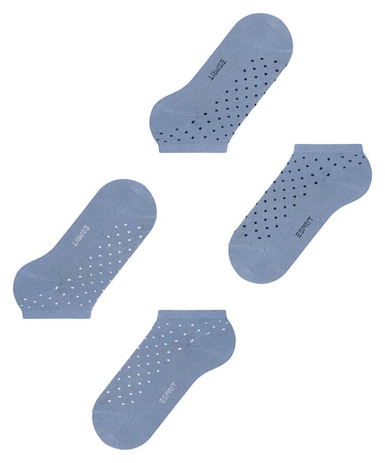 ESPRIT ESPRIT Fine Dot  2-Pack Sneaker Socken Damen - jeans mel. (6458) - 2 | SportScheck