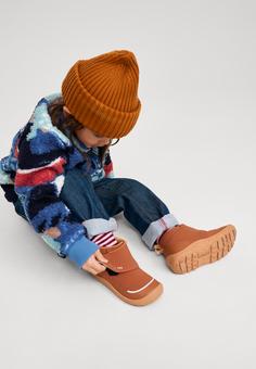 Rückansicht von reima Hyppii Barefoot Schuhe Kinder Cinnamon brown