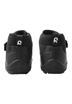 Rückansicht von reima Hyppii Barefoot Schuhe Kinder Black