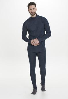 Rückansicht von Whistler BRADLEY Funktionsunterhose Herren 1011 Dark Grey Melange