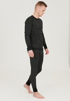 Rückansicht von Whistler BRADLEY Thermounterhose Herren 1011 Dark Grey Melange