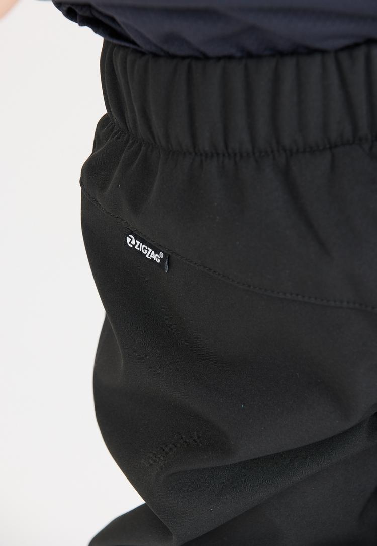 ZigZag ZigZag Ludo Softshellhose Kinder - 1001 Black - 3 | SportScheck