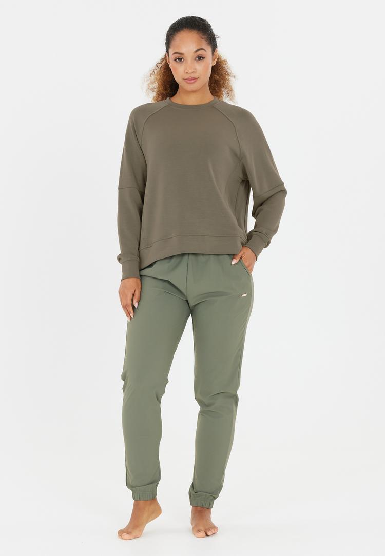 Athlecia Athlecia Jacey Sweatshirt Damen - 3211 Smokey Olive - 0 | SportScheck