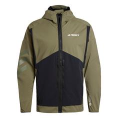 adidas GORE-TEX Terrex Techrock Softshelljacke Funktionsjacke Herren Olive Strata / Black